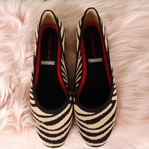 ANTONIO MELANI Women Shoes Washable Sz 9M Tan Multi/Black Zebra Animal